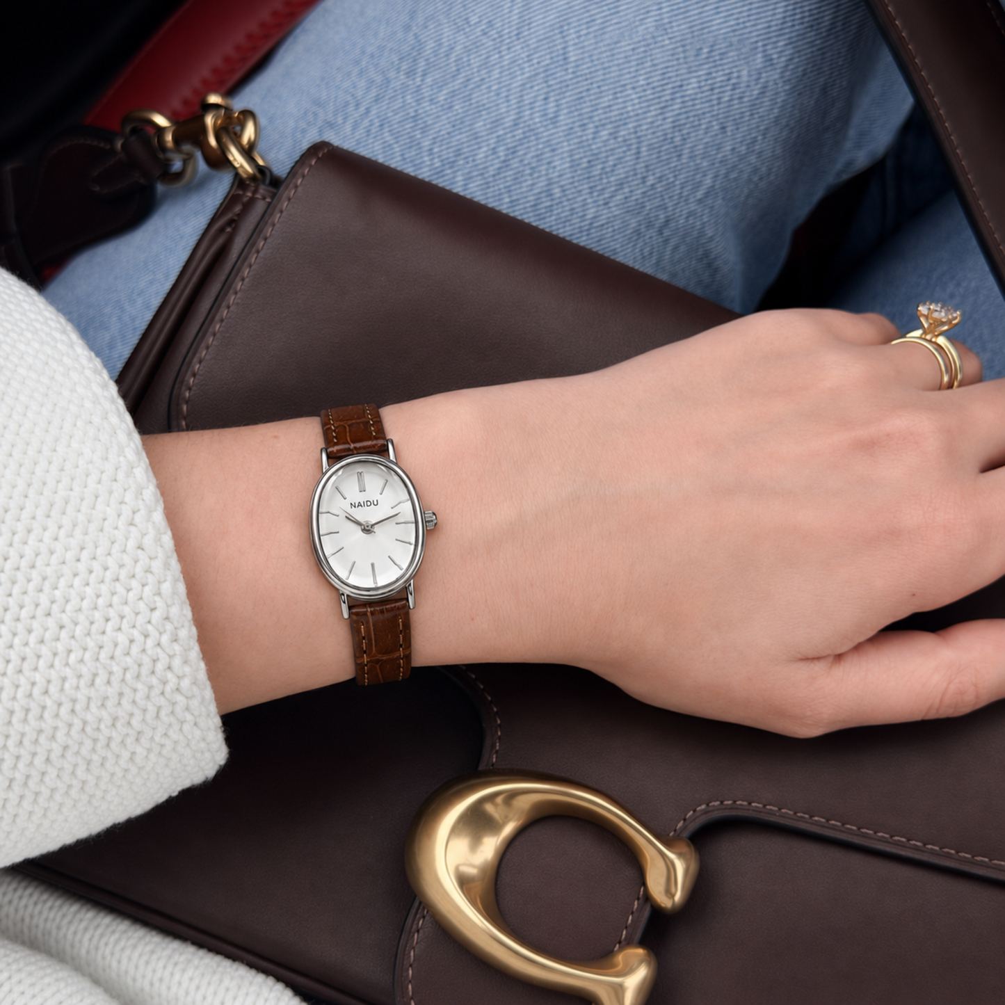 Reloj Madeleine Cognac