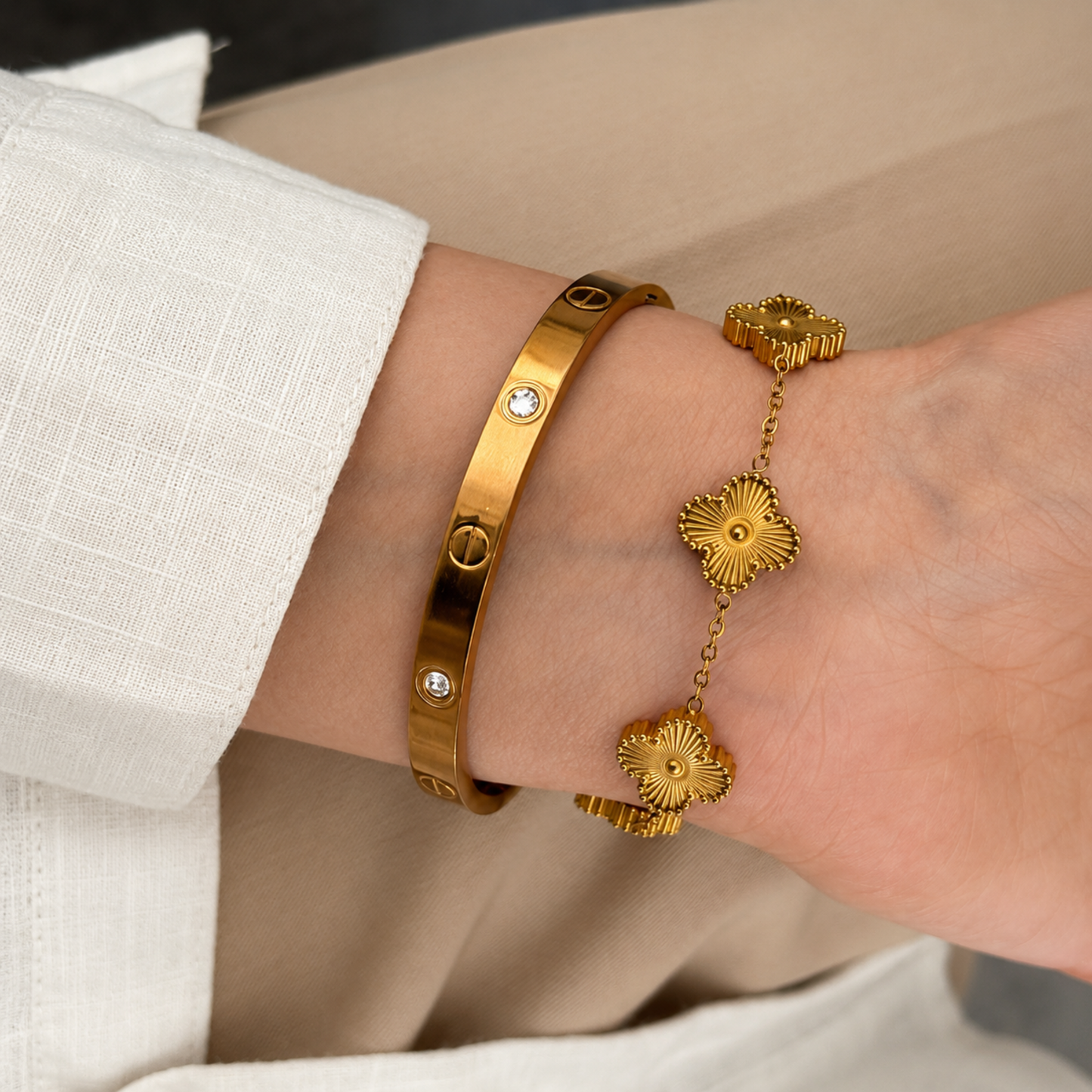 Trèfle Bracelet Gold