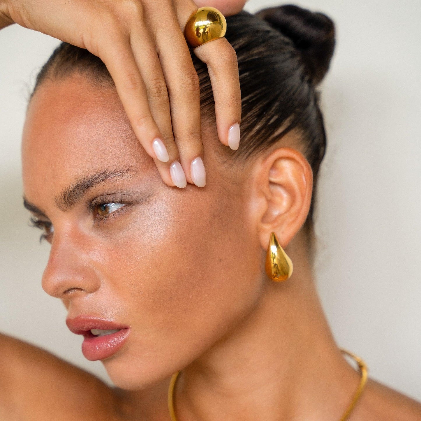 Golden Hour Ring - side detail
