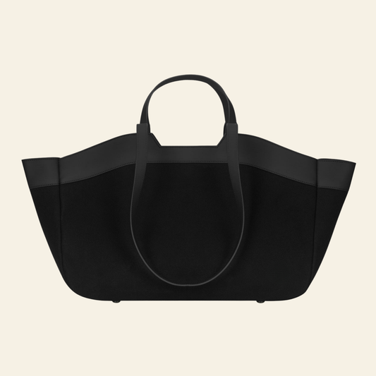 Tote Bag Full Black - front view