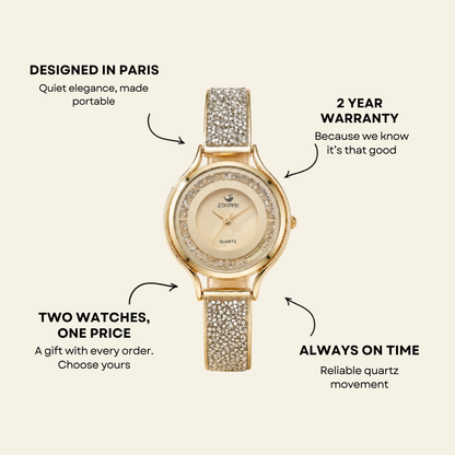 Vendôme Uhr Gold