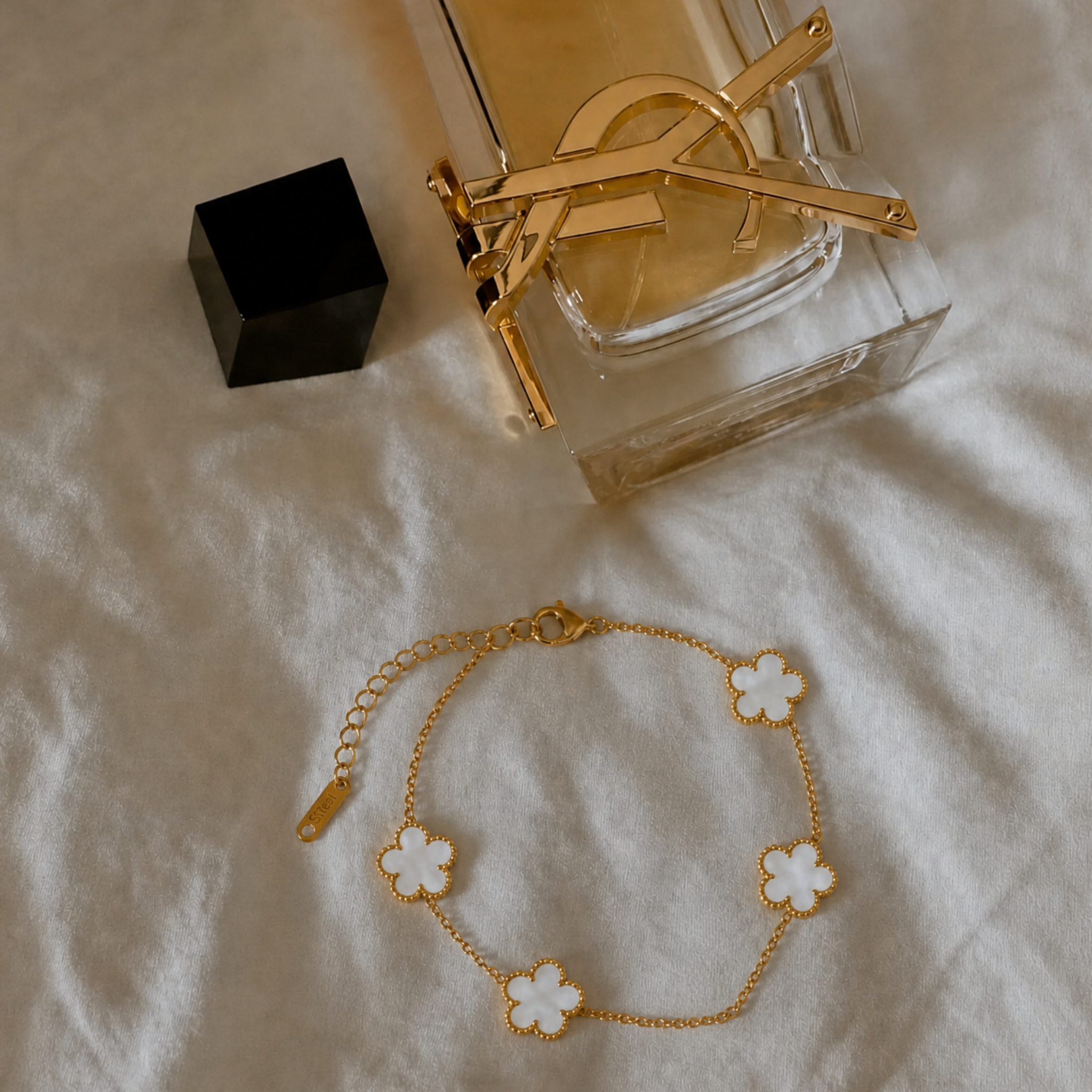 Trèfle Bracelet Gold & Pearl