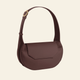 Crossbody Bag Dark Brown - front view