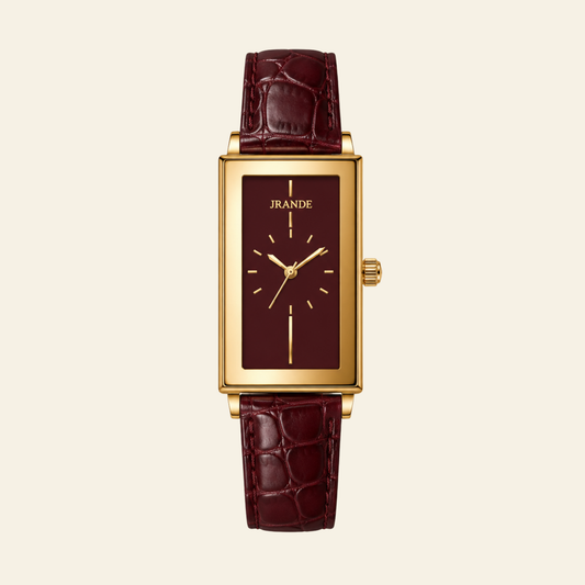 Montaigne Watch Burgundy