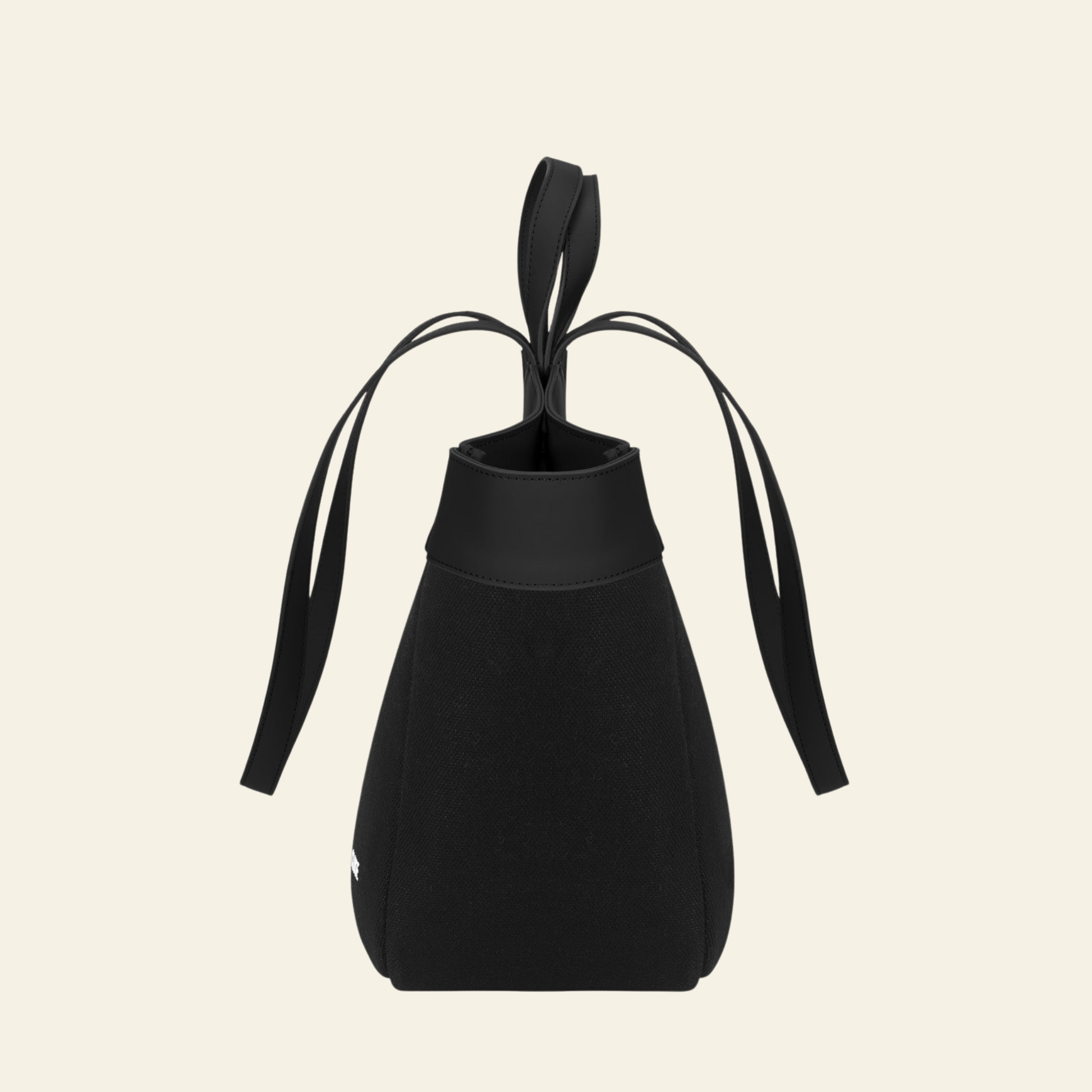 Tote Bag Full Black - back view
