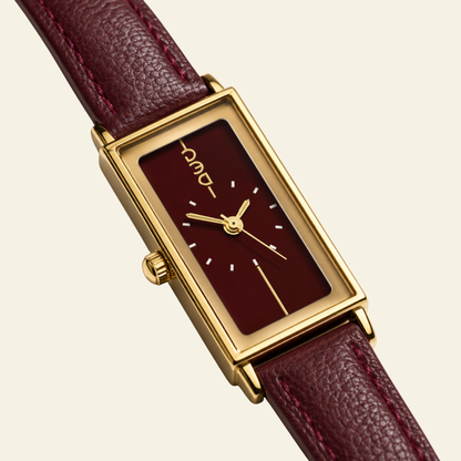 Montaigne Uhr Burgundy