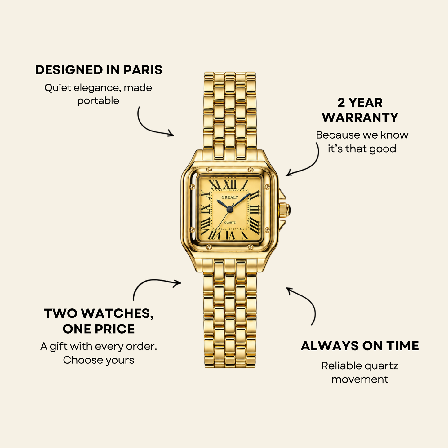Le Marais Uhr Soleil